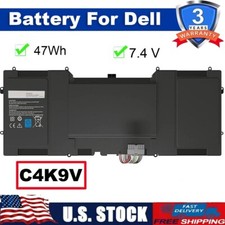 C4K9V BATTERY FOR DELL XPS 12 9Q33 L221X 9333 13 Ultrabook Series Y9N00 PKH18 US picture