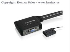 Iogear 2-port Usb Kvm Switch With Cables And Remote picture