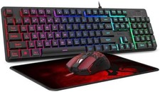 Redragon S101M-KS Gaming Keyboard and Mouse Wireless with Tri-Mode, RGB Keyboard picture