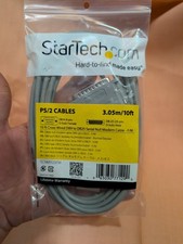 StarTech 10ft Gray DB9 to DB25 Cross Wired Serial Null Modem Cable SCNM925FM picture