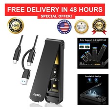 FIDECO M.2 NVMe SSD Enclosure USB 3.2 Gen 2 10Gbps Tool-Free Adapter picture