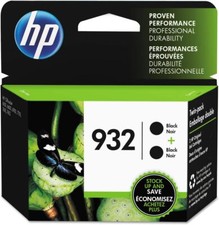 2x Genuine Original OEM HP 932 CN057AN Black printer Ink cartridge (twin pack) picture