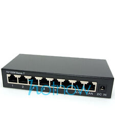 DSLRKIT 250M 8 Ports 6 PoE Switch Injector Power Over Ethernet NO Power Adapter picture