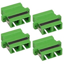 4 Pcs SC to SC Single Mode APC Duplex Fiber Optic Optical Coupler Adapter picture