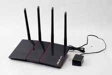 ASUS RT-AX55 AX1800 Dual Band WiFi 6 Gigabit Router Black 90IG06C0 4-Port LAN picture