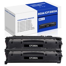 Black 80A CF280A Toner Cartridge for HP LaserJet Pro 400 M401n Toner Lot picture