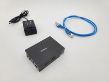 STARTECH MCM1110MMLC GIGABIT ETHERNET MEDIA CONVERTER MULTIMODE FIBER LC picture