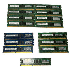 Lot of 15 Various 4GB PC3L 12800R 10600R Server ECC RAM Memory 1Rx4 picture