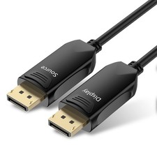 BIFALE DP Fiber Cable 75ft, Displayport Fiber Optic High Speed 32.4 Gbps 8K60Hz picture