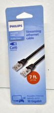 Philips Network Cable Streaming Ethernet Cable Audio/Video Cat6 Network 7ft picture