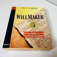 Nolo WillMaker 5 Vtg Software New Sealed NOS Macintosh picture