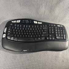Logitech K350 Y-R0053 Ergonomic Comfort Wave Wireless Keyboard Only  No Dongle picture