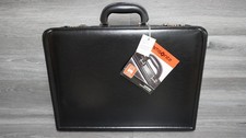 Samsonite Expandable Faux Leather Attache, Laptop Compatible, Black (44077-1041) picture