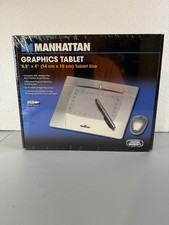 Manhattan Digital Graphics Tablet With Wireless Pen & 2-Button Scroll Mouse New picture