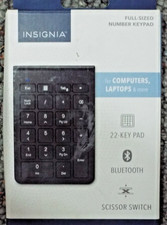 Insignia - 22-Key Bluetooth Scissor Switch Number Full sized Keypad picture