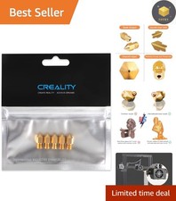 5PCS 0.4mm Brass Hotend Nozzles for Ender 3 Series - Precision Printing picture