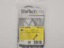 Null modem Cable StarTech.com 3m Gray DB9 RS232 Serial  - 10ft/3m M/F (GS338) picture