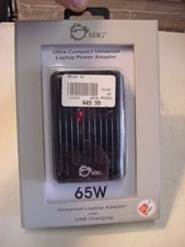 NEW - SIIG ULTRA COMPACT UNIVERSAL LAPTOP ADAPTER 65W picture