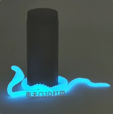 3D printed eye snake toy with movable joints - custom-made snake egg figurine picture