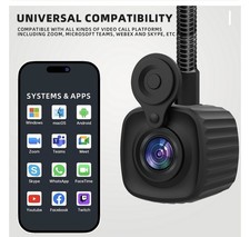 4K Ultra HD Eye to Eye Cam Center Screen Webcam USB Plug & Play for Zoom Teams picture