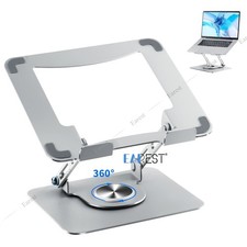 360° Rotating Adjustable Laptop Stand Riser Notebook Computer Holder Desk picture