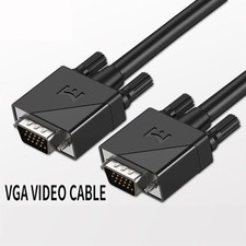 VGA (3+6) Male to Male Cable 1080p Full HD For Computer Monitor Connection New picture