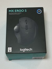 Logitech MX Ergo S Advanced Wireless Trackball Mouse USB-C Rechargeable Graphite picture