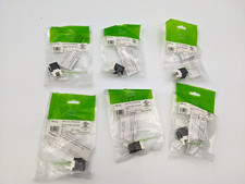 6 Pcs Legrand ON-Q WP3450-BK Keystone Connector CAT5E RJ45 Black Insert Data NOS picture