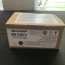 Genuine OEM Sharp MX-C35TY Yellow Toner Cartridge 42C1846-002-6112248 Brand New picture