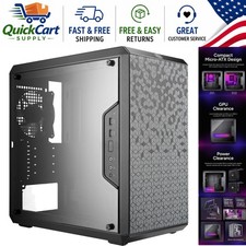 Elegant Micro-ATX PC Case with High Airflow & Transparent Side Panel picture