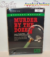 ✅ 🍎 Murder by the Dozen - Detective Game for the Apple IIe IIc IIGS   5☆ 💕 picture