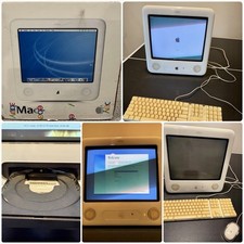 Vintage Apple eMac 16” A1002 768 SDRAM Keyboard Mouse Original Box M8950LL/A picture