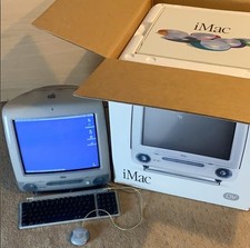 Vintage Apple iMac G3 DV, Graphite, 384 MB, 400 MHz, 120 GB SSD, w/Box & extras picture