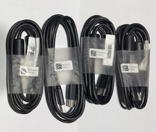 Lot of 4 HP 6ft USB 3.0 Type-A to Type-B Printer Cables P/N 917468-001 New picture