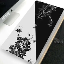 New L-XXL Art Black Anime Anti-Slip Mouse Pad Gaming Keyboard Desk PC Big Mat picture