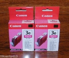 2 Genuine Canon (BCI-3eM) Magenta/Color Ink Cartridge (4481A003) Sealed In Box  picture