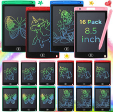 16 Pack LCD Writing Tablets, 8.5 Inch, Blue, Green, Pink, Red - Doodle Pad picture