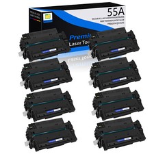 8PK Black CE255A 55A Toner for HP LaserJet Enterprise 500 MFP M525c P3015 P3010 picture