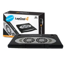 Vantec Lapcool 4 Foldable Notebook Cooler with Dual Adjustable Fans and USB Hub picture