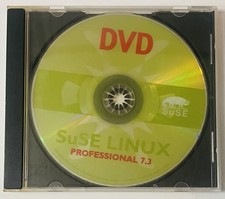 SuSE Linux Professional 7.3 DVD Install Disc | Vintage Linux OS | Tested | 2002 picture