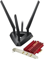ASUS PCE-AC68 Dual-Band 3x3 AC1900 WiFi PCIe Adapter Heat Sink and External Base picture