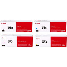 Canon 055 CMYK Toner Cartridge Set OEM Genuine LBP660C MF740C Series picture