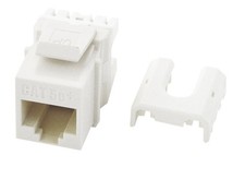 Legrand - OnQ RJ45 Keystone Insert, Cat 5e Keystone Jack, Terminate with Punc... picture