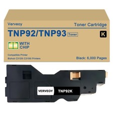 TNP92K TNP93K Black Toner Cartridge for Konica Minolta Bizhub C3120i C3100i 1pc picture