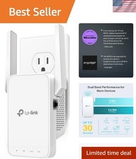 Best Selling 2025 AC1200 WiFi Extender - 1.2Gbps, Covers 1600 Sq.ft & 32 Devices picture