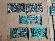 5x Lot Vintage Retro Gaming ISA PCI Sound Cards Creative MHS Audigy OPTI Value picture