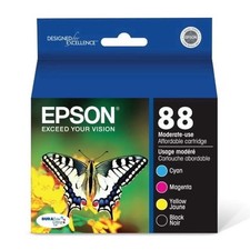 Epson 88 Color Ink Cartridges C M Y 3-Pack Moderate Capacity (FREESHIP) picture