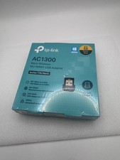 SEALED TP-Link Nano USB WiFi Adapter for PC (Archer T3U Nano) AC1300 Black, gold picture