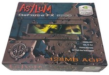BOX ONLY VTG ASYLUM GeForce Xs 5200 NVidia Graphics Card Collector Display Prop picture