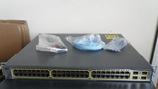 CISCO WS-C3750G-48PS-S 48-Port Gigabit Layer 3 POE Switch 3750G-48PS-S ios-15.0 picture